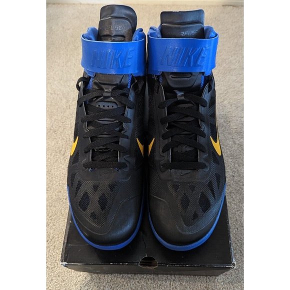 Nike Air Max Fly By David Lee PE Sample Warriors Sz 15 429545-170 GSW Blue Yello main image 7